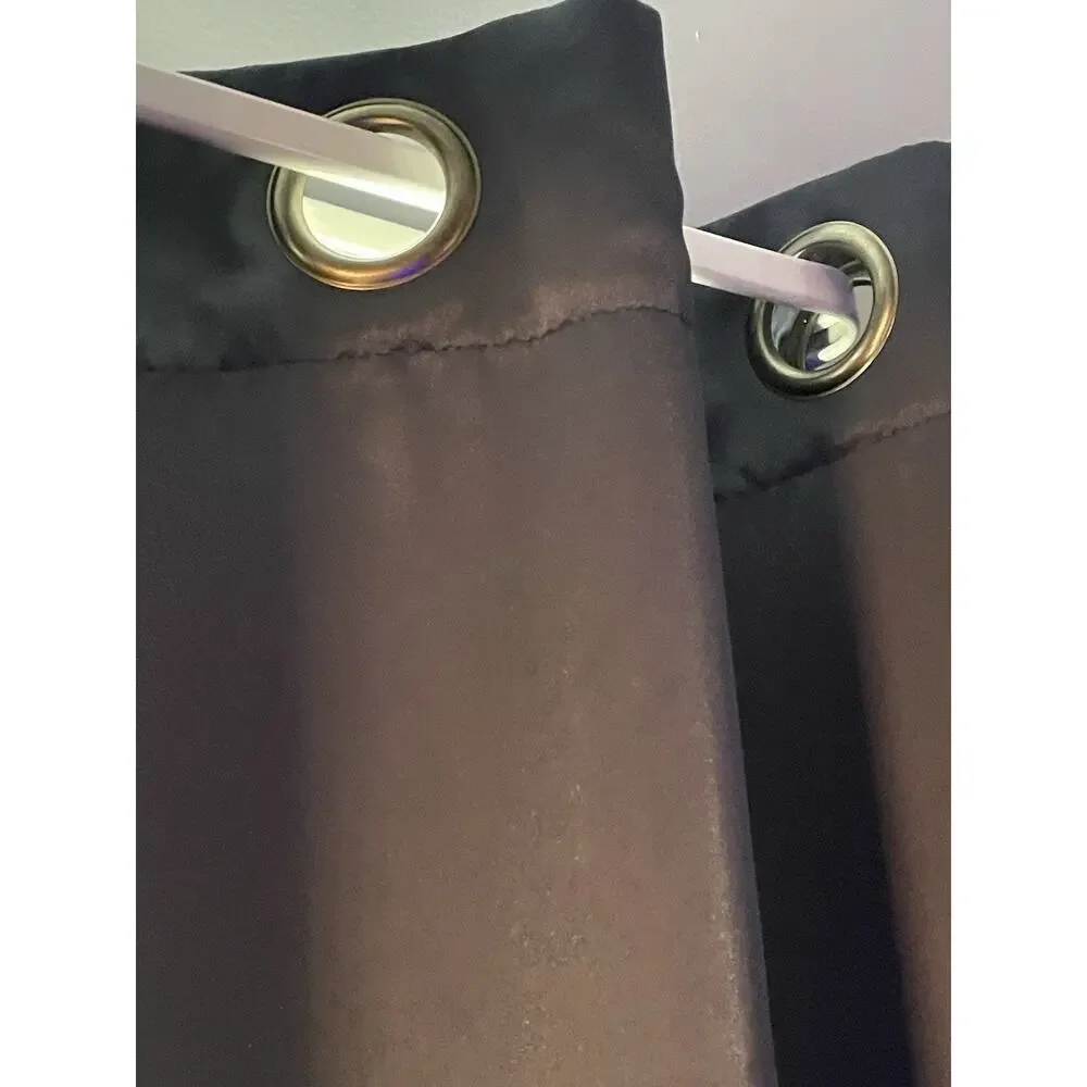 JC Penny 50x84 Kathryn Lined Blackout Grommet Curtain Panels Navy Kathryn Pair
